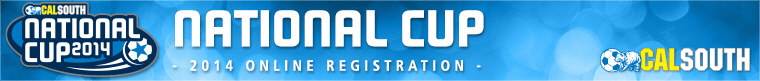 2014 USYS Cal South National Cup Olders banner